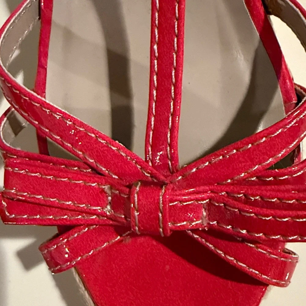 Report Red Espadrille Sandals
